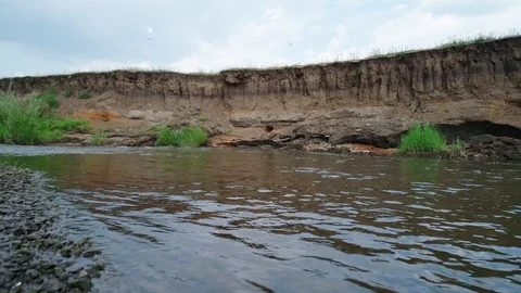 Clean river in nature. Stock Footage 92490041