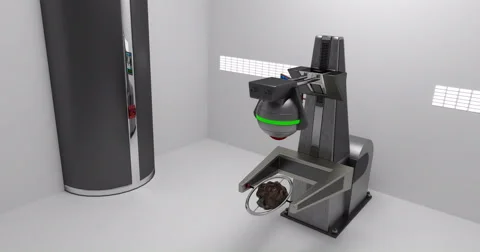 Clean Room Scanner Stock Footage 61066319