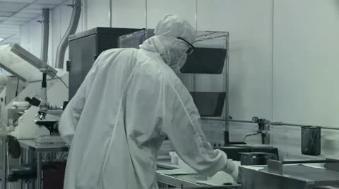 Clean Room Writing Report Stock Footage 22775014