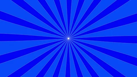 A Clean Rotating Sunburst Animation with Bold Royal Blue Radial Lines for a Prof Stock Footage 317926129
