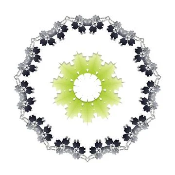 Clean Rounded Abstract Background for Visual Identity Multi Color Art Brows.. Ilustração Stock
