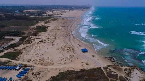 Clean sand beach Stock Footage 93433518