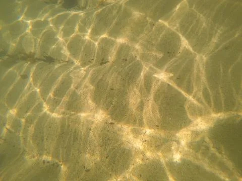 Clean sand on the seabed. 스톡 사진