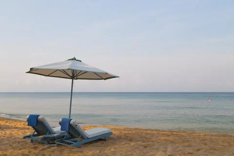 Clean sandy beach Foto stock
