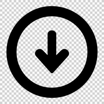 Clean, scalable arrow icon. Stock Illustration