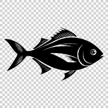 Clean, scalable fish vector. Stock Illustration