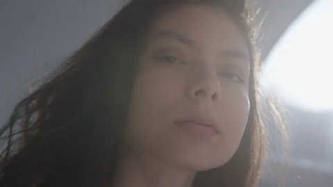 Clean Sensual Package 31 | Close up abstract woman slowly falling down into bed Stock Footage 116770778