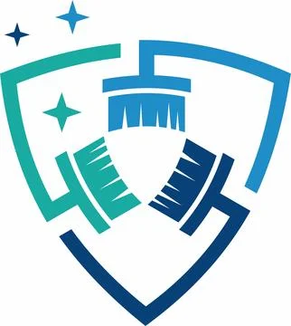 Clean Service Logo Stock Illustration