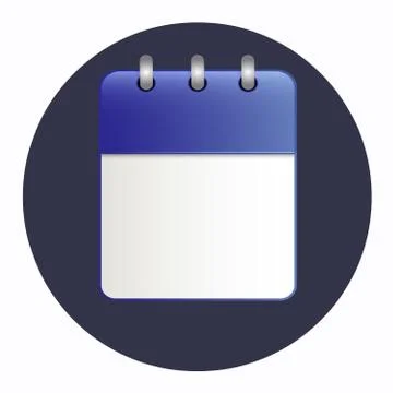 Clean sheet of calendar Stock Illustration