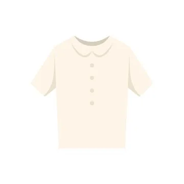 Clean shirt icon flat vector. Fashion suit Stock Illustration