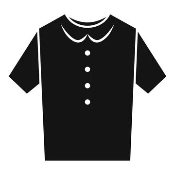 Clean shirt icon simple vector. Fashion suit Stock Illustration
