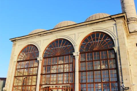 Clean shot of mosque facade Stock Photos