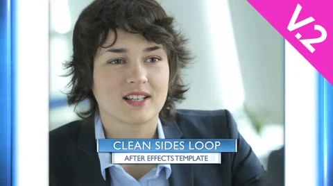 Clean Sides Loop (V.2) - After Effects Template Stockmateriaal After Effects