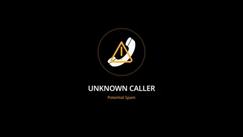 Clean signal motion call potential spam Stock-Footage 345449980