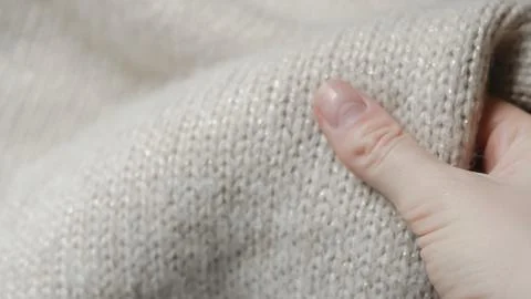 Clean, simple, and elegant knitted textures in neutral, nude, and muted shade Stock Photos