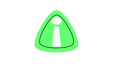 Clean simple animated information icon. Modern ui ux design element looping.. Stock Footage 321391531