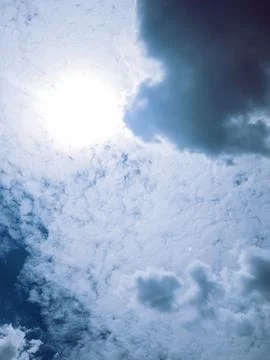 Clean sky wallpaper Stock Photos
