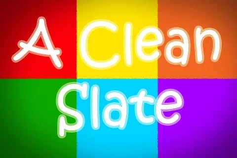 A clean slate concept Stock Illustration