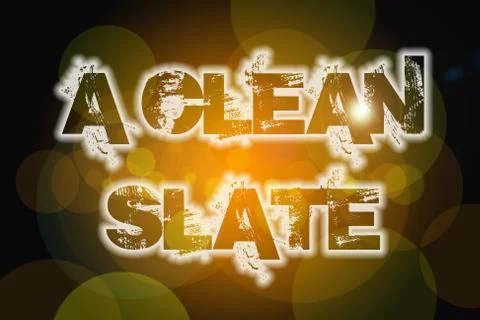 A clean slate concept Stock Illustration