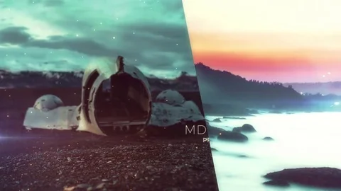 Clean Slideshow  After Effects	Stock