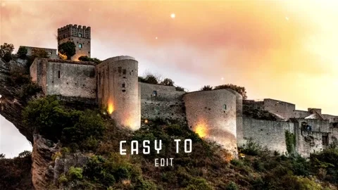 Clean Slideshow After Effects stock