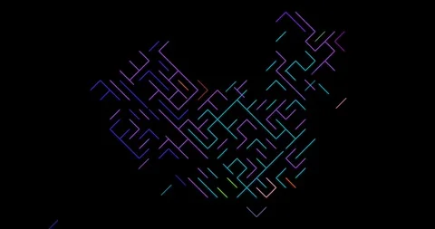 Clean Sliding Diagonals China Map Background Animation Stock Footage 326833437