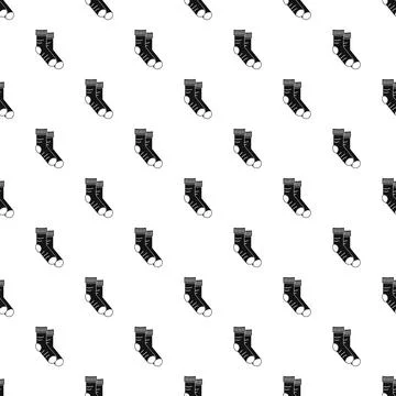 Clean socks pattern seamless Illustrazione stock