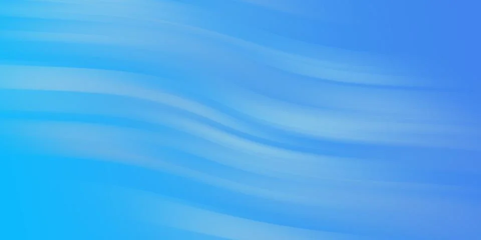 Clean Soft Sky Blue Fluid Waves Backdrop Stock Illustration
