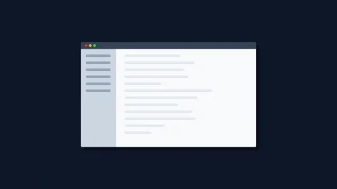 Clean software interface screen recording Vídeo Stock 345595132