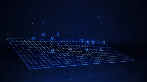 Clean Software Landscape in virtual computer reality Video stock 86419604