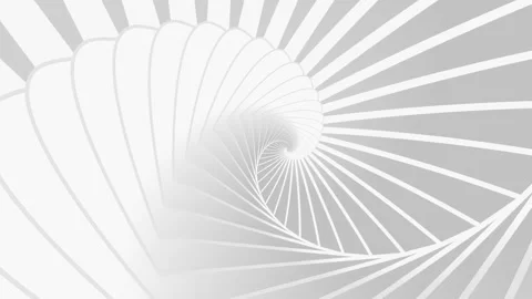 Clean Spiral Shapes Moving Background Video stock 273840550