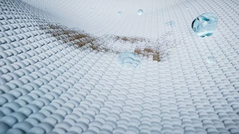 Clean stains, kill bacteria and remove dust mites Video stock 337399212