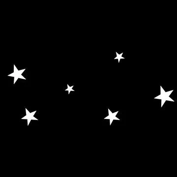 Clean star icon Illustrazione stock