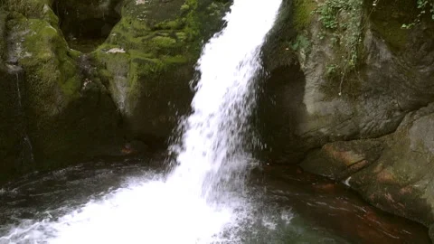 Clean stream coming from the mountains Stockbeeldmateriaal 296796793