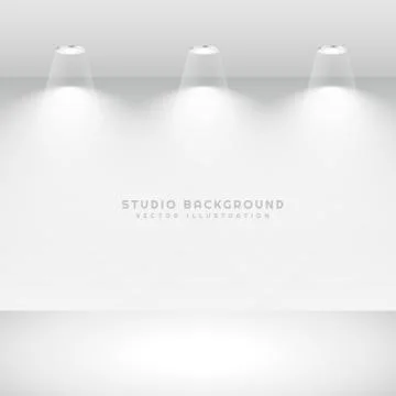 Clean studio background Stock Illustration