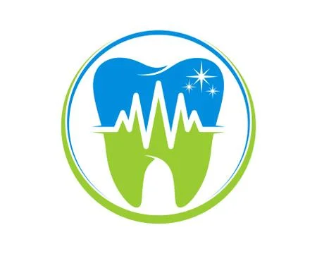 Clean teeth with health pulse inside Ilustración de archivo