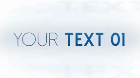Clean Texts Opener - After Effects Template After Effects stock