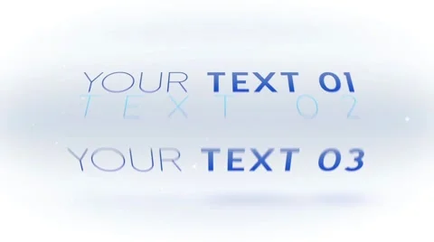 Clean Texts Opener - Apple Motion 5 and Final Cut Pro X Template After Effects stock