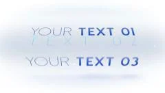 Clean Texts Opener - Apple Motion 5 and Final Cut Pro X Template Stock After Effects