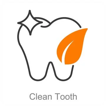 Clean Tooth Stock Illustration