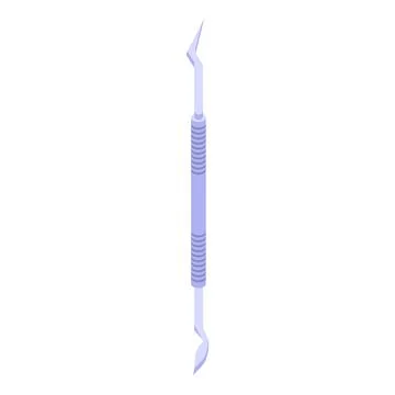 Clean tooth tool icon isometric vector. Dental care Stock Illustration