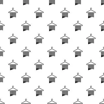 Clean towel pattern seamless Stock Illustration