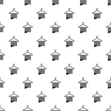 Clean towel pattern seamless Stock Illustration