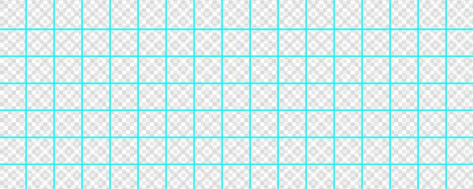 Clean, transparent background grid paper. Stock Illustration