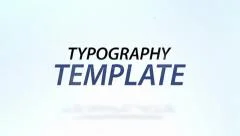 Clean Typography - After Effects Template Stock After Effects
