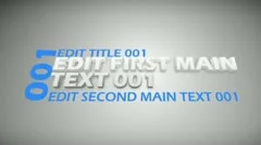Clean Typography Slice Stock After Effects