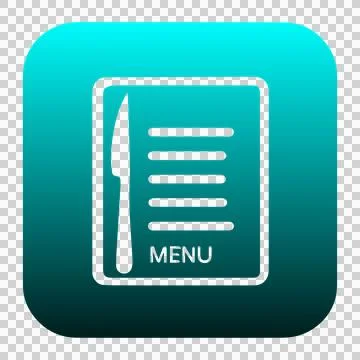 Clean vector menu icon. Stock Illustration