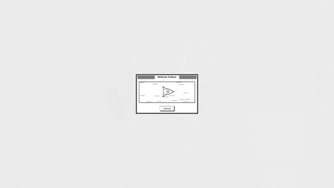 Clean vector wireframe browser window graphic animation stock footage Stock Footage 346838539