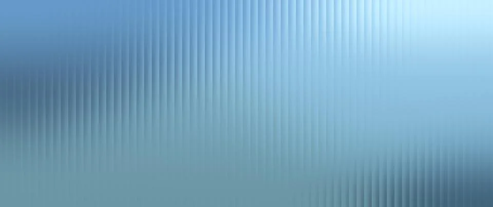 Clean vertical fluted backdrop in blue hues featuring straight glass distor.. Stock Illustration
