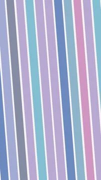 A clean vertical stripe pattern in soft blue, pink, and lavender creates a .. Illustrazione stock